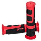 Puños ATV Negro/Rojo D.22 mm | Motos Camaral