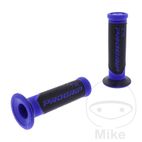 Puños Moto 732 Negro/Azul Abiertos 22/25mm | Motos Camaral