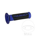 Puños Moto 732 Negro/Azul Abiertos 22/25mm | Motos Camaral