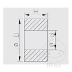 Casquillo Deslizamiento Kayaba 10X17X12 | Motos Camaral