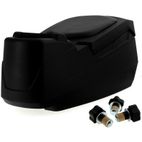 ART Twin Rear Cargo Box Solid Black 2x48L - motoscamaralweb.com