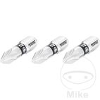 Puntas Cruz PZ2 1/4" 25 mm 3 pzas | Motos Camaral