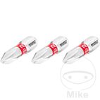 Puntas de destornillador PH2 25 mm 3 pzas | Motos Camaral