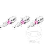Punta Torx T7H 1/4 3 Pzas 25mm | Motos Camaral