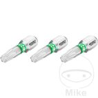 Puntas Torx T25 1/4" 25 mm 3 pzas | Motos Camaral