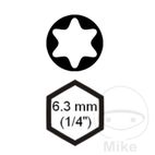 Punta Torx T8 1/4 Hexa 25 mm | Herramienta | Motos Camaral