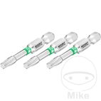 Puntas Torx T25 1/4" 65mm 3 uds | Motos Camaral