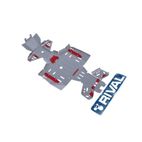 RIVAL Complete skid plate kit - Aluminium CF Moto CForce 500 - motoscamaralweb.com