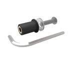 Juego de tornillos para cúpula OXFORD plata - 8 unidades - motoscamaralweb.com