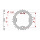 Corona AFAM acero estándar 14412 - Paso 520 - motoscamaralweb.com