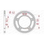 Corona AFAM acero estándar 35104 - Paso 420 - motoscamaralweb.com