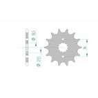 Piñón AFAM acero estándar 20304 - Paso 520 - motoscamaralweb.com