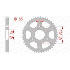 Corona AFAM acero estándar 80200 - Paso 428 - motoscamaralweb.com