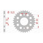 Corona AFAM acero estándar 92127 - Paso 420 - motoscamaralweb.com