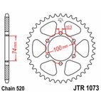 Corona JT SPROCKETS acero estándar 1073 - Paso 520 - motoscamaralweb.com