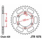 Corona JT SPROCKETS acero estándar 1076 - Paso 420 - motoscamaralweb.com