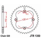 Corona JT SPROCKETS acero estándar 1350 - Paso 520 - motoscamaralweb.com