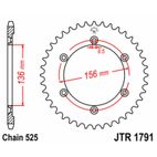 Corona JT SPROCKETS acero estándar 1791 - Paso 525 - motoscamaralweb.com