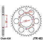 Corona JT SPROCKETS acero estándar 483 - Paso 630 - motoscamaralweb.com