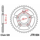Corona JT SPROCKETS acero estándar 604 - Paso 520 - motoscamaralweb.com