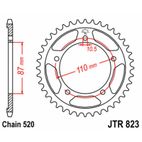 Corona JT SPROCKETS acero estándar 823 - Paso 520 - motoscamaralweb.com