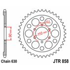 Corona JT 858 de acero con 35 dientes - motoscamaralweb.com