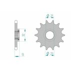 Piñón AFAM acero estándar 21311 - Paso 428 - motoscamaralweb.com