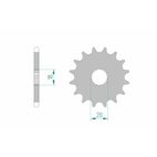 Piñón AFAM acero estándar 22200 - Paso 428 - motoscamaralweb.com