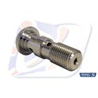 Tornillo doble alomado M10x1 Venhill cromado - motoscamaralweb.com