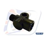 Conector recto M10x1 Venhill sujeción negro - motoscamaralweb.com