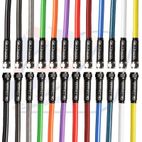 Latiguillo metálico negro Venhill 1000mm tuercas cromadas - motoscamaralweb.com