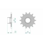 Piñón AFAM acero estándar 58500 - Paso 520 - motoscamaralweb.com