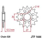 Piñón JT 1444 de acero con 17 dientes - motoscamaralweb.com