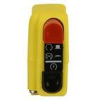 Botón on/off con arranque 9A Domino amarillo 0416AB.9A - motoscamaralweb.com