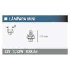 Lámpara OSRAM 2473MFx6 12V 1.5W - 10 uds - motoscamaralweb.com