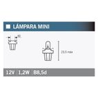 Lámpara OSRAM 2721MF 12V 1.2W - 10 uds - motoscamaralweb.com