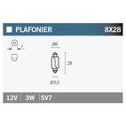 Lámpara V PARTS SV 7 - 10 uds - motoscamaralweb.com