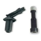 Pipa de bujia Bakelita Inclinada V PARTS - motoscamaralweb.com