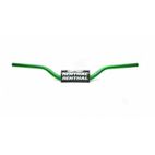 Manillar Renthal Fatbar Carmichael verde con protector negro 604-01-GN - motoscamaralweb.com