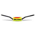 Manillar SCAR O² RC Ø28.6mm -Negro / Protector amarillo - motoscamaralweb.com