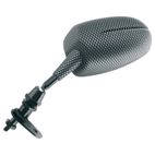 Juego de retrovisores universales V PARTS ovalado F1 carbon look - motoscamaralweb.com