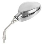 Juego de retrovisores universales V PARTS M8 rosca derecha cromado - motoscamaralweb.com