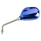 Juego de retrovisores universales V PARTS M8 rosca derecha azul - motoscamaralweb.com