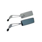 V PARTS City Mirror Universal M10/125 - Grey (pair) - motoscamaralweb.com