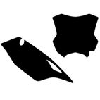 Kit adhesivos portanúmeros Blackbird KX450 19 standard/negro - motoscamaralweb.com