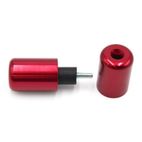 Juego contrapesos manillar V PARTS aluminio Suzuki rojo - motoscamaralweb.com