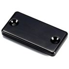 Tapa deposito bomba freno/embrague delantero negro Suzuki Kawasaki Yamaha V PARTS - motoscamaralweb.com