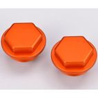 Tapa deposito bomba freno trasero naranja KTM V PARTS- motoscamaralweb