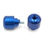 Juego contrapesos manillar V PARTS aluminio azul - motoscamaralweb.com