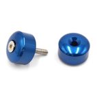 Juego contrapesos manillar V PARTS aluminio azul - motoscamaralweb.com